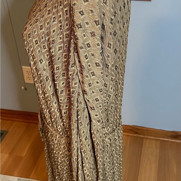 Zara Womens Brown Pullover Knee Length Dress Polyester US Small Oversized - Picture 8 of 14